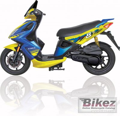 2007 Kymco Super 8 125 (E3) specifications and pictures